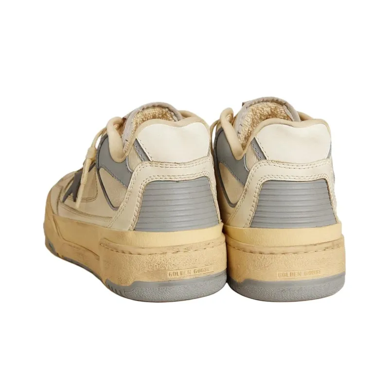 Golden Goose Forty2 Low Top Skateboard Shoes Women's Ecru-3