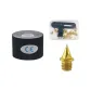 Boxed Steel Gold Tip Nails (Set of 18 Pcs+Nail Pullers)+Muscle Tape Black 5CM*5M