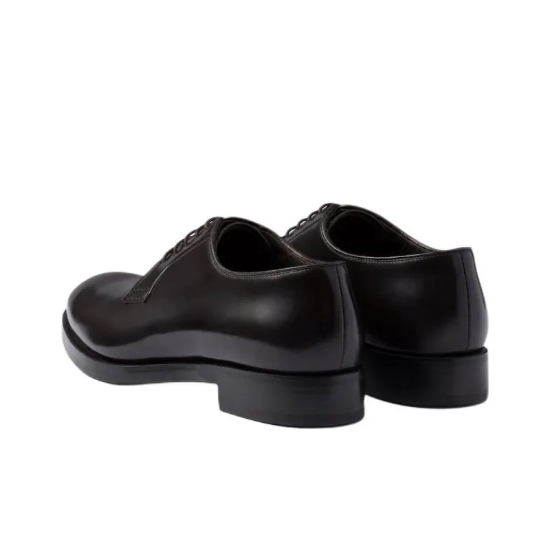 PRADA Dress Shoes Men Low-Top Black-4