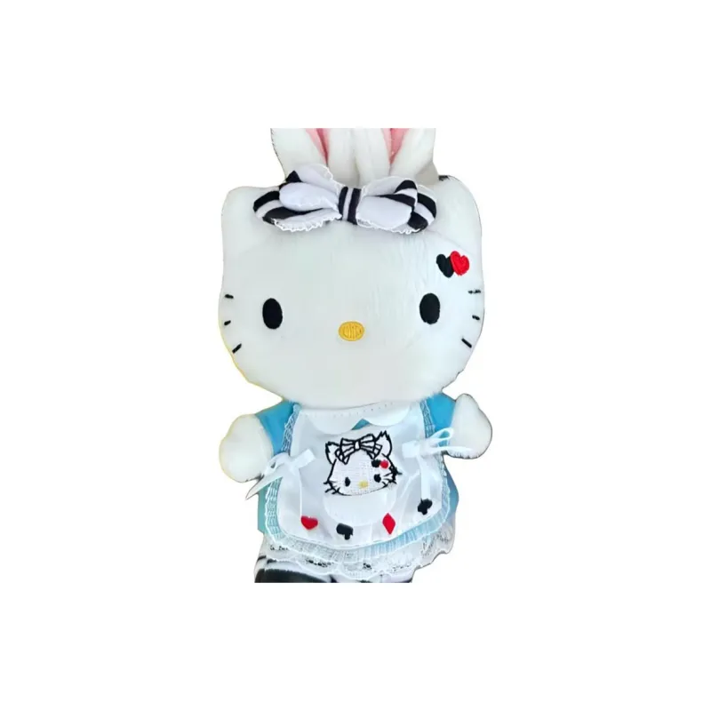 Sanrio Hello Kitty 50th Anniversary Limited 2010 Alice Dolls Plush Pendant Small Size Tall-3