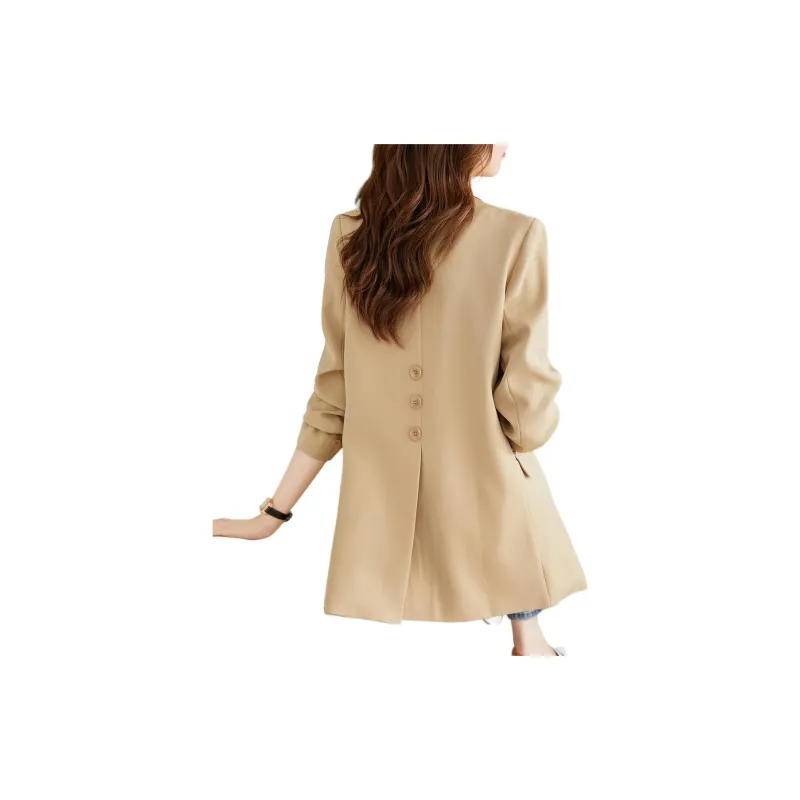 TERRE BLEUE Business Suit Women's Beige-10