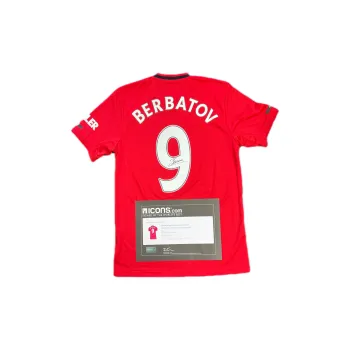 ICONS.com Manchester United Jersey Includes Certification Certificate Not Framed