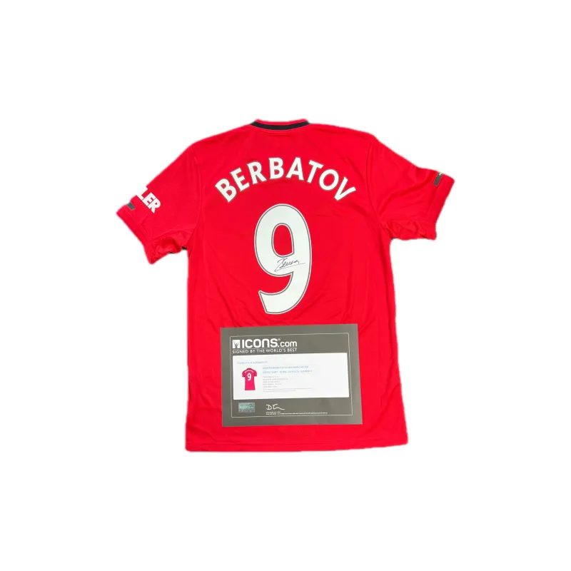 ICONS.com Manchester United Jersey Includes Certification Certificate Not Framed-0