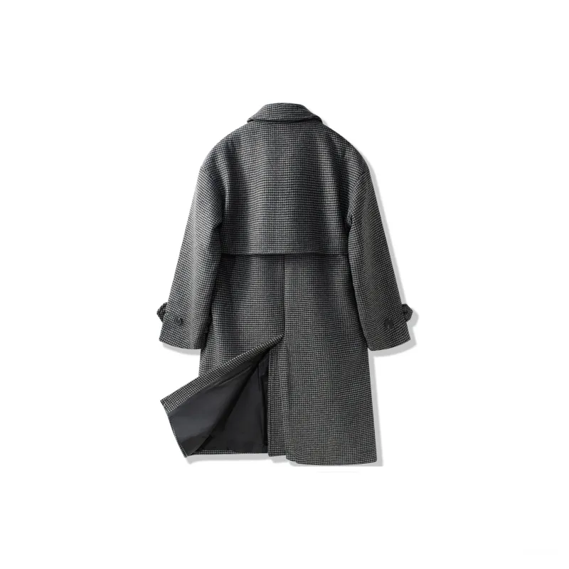 DKPD Coats Unisex Gray Plaid-1