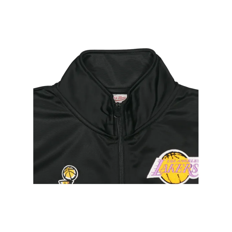Mitchell Ness Jackets Unisex Black-3