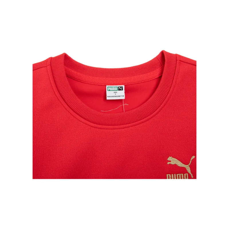 PUMA Sweatshirts Women's Red-5