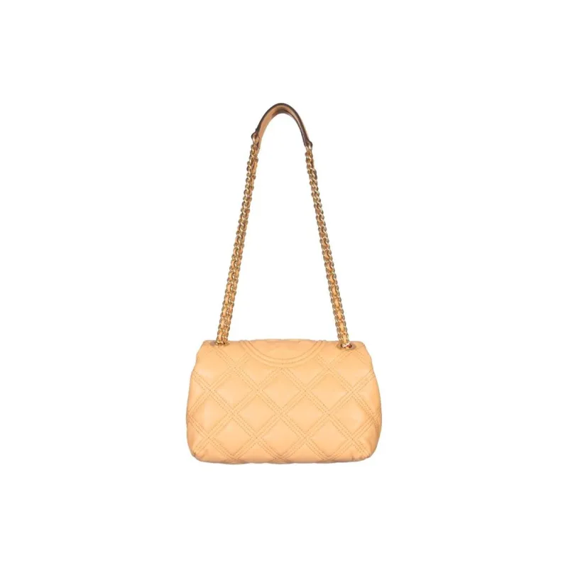 TORY BURCH Fleming Sheepskin Chain Bag Crossbody Bag Shoulder Bag Women's Jackfruit Yellow-4