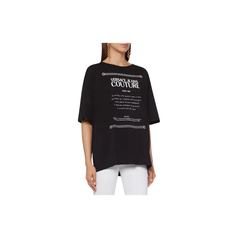 VERSACE T Shirts Women's Black-3