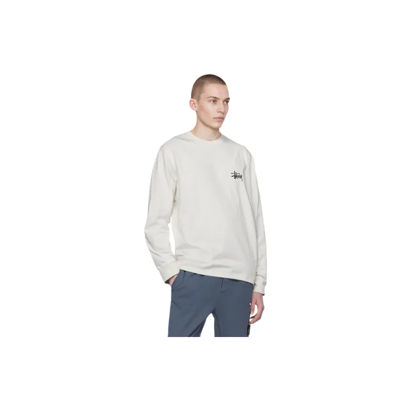 Stussy Basic Pigment Dyed Long Sleeve Tee-6
