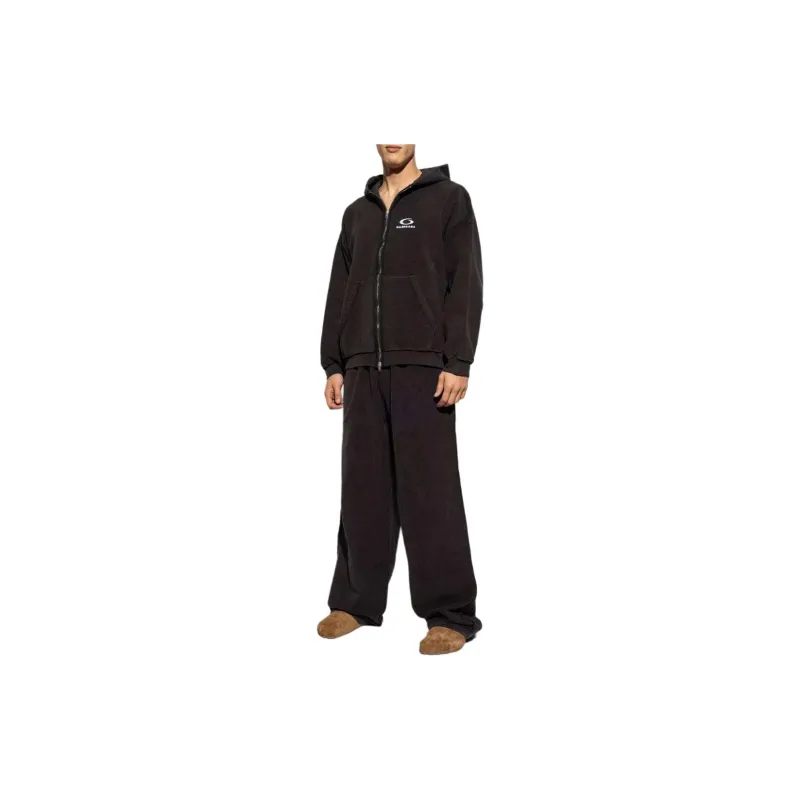 Balenciaga Logo Detailed Drawstring Sweatpants-1