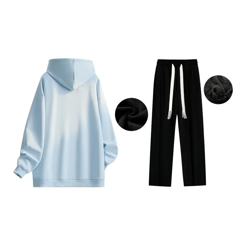 LA'T.WEEKEND Sweatshirt Sets For Fall And Winter Unisex-11