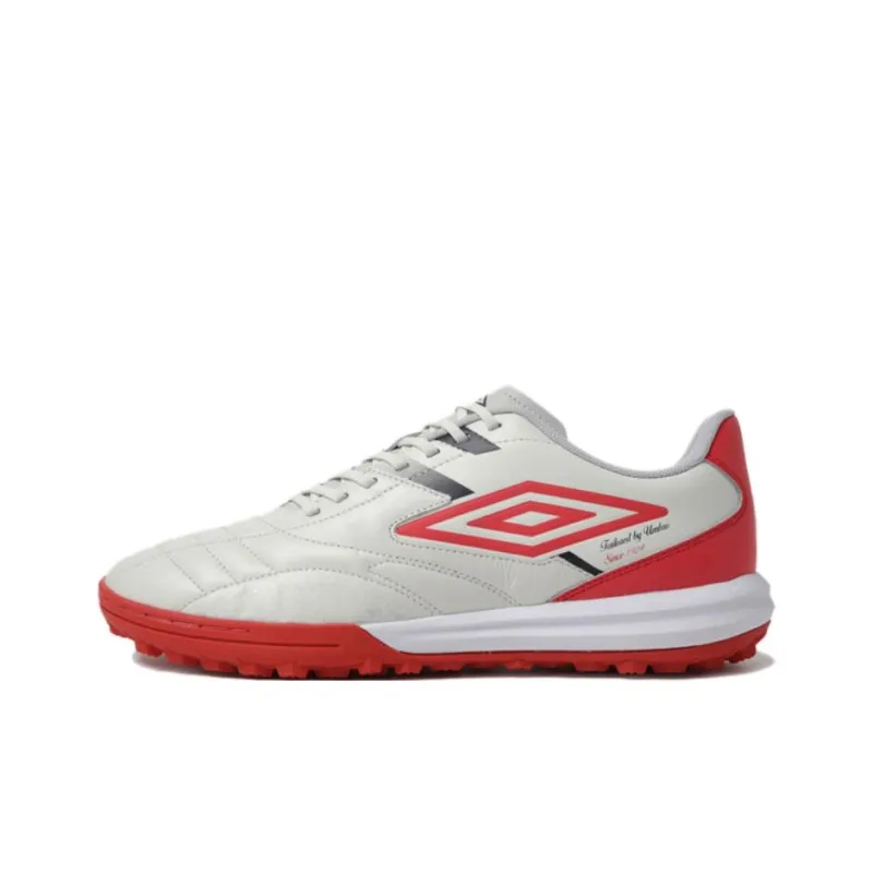 Umbro Anti Slip Wear Resistant Soccer Shoes Unisex Beige Red-0