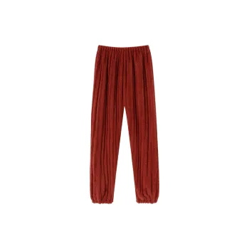 OUSHIBO Pajama Pants Women's Red