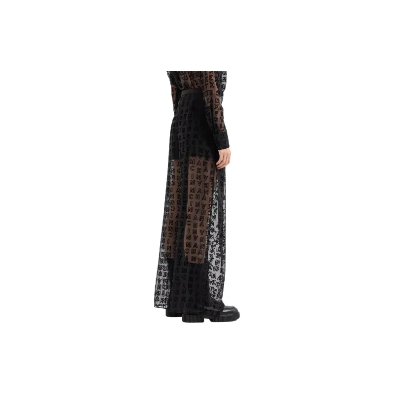 ARMANI EXCHANGE Monogram pattern Palazzo-2
