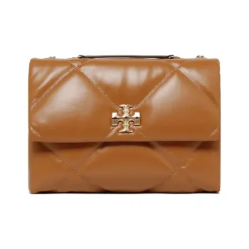 TORY BURCH Kira Cow Leather Crossbody Bag, Shoulder Bag, Handbag Women's Tan