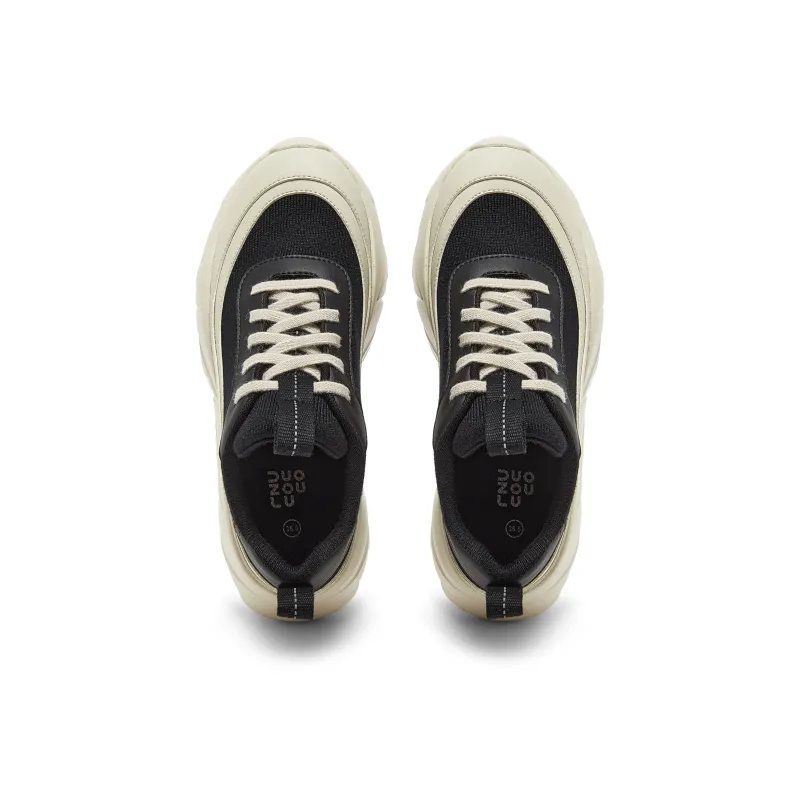 Walk More Windy Shoes Cushioned Wear-Resistant Lightweight Low-Top Chunky Sneakers Unisex-10