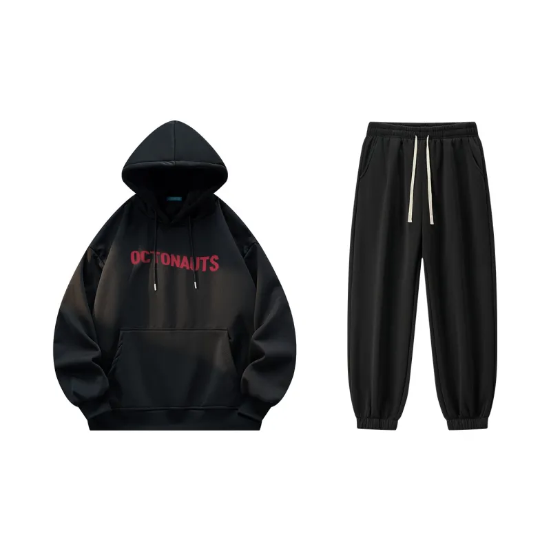Small Columns Under The Sea Sweatshirt Set Unisex-7