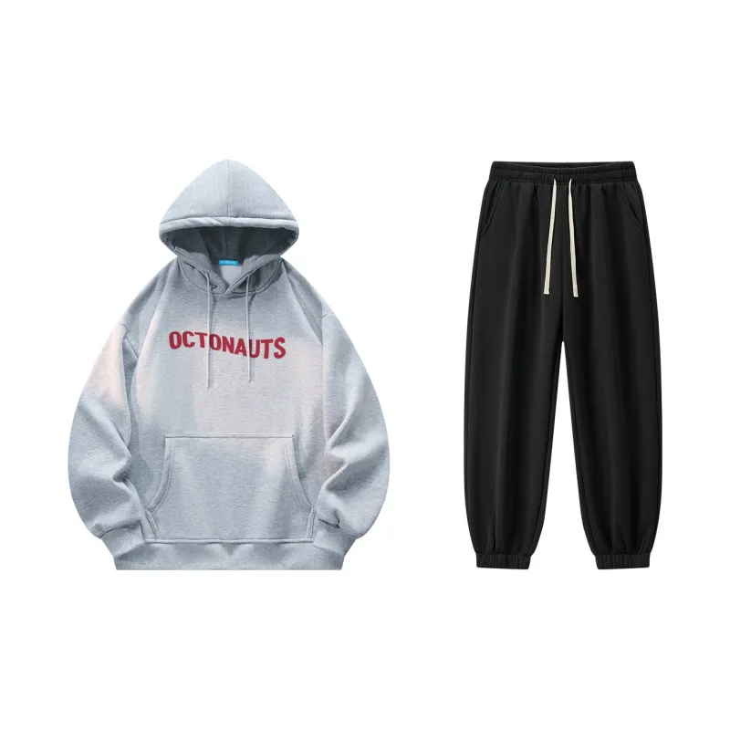 Small Columns Under The Sea Sweatshirt Set Unisex-15