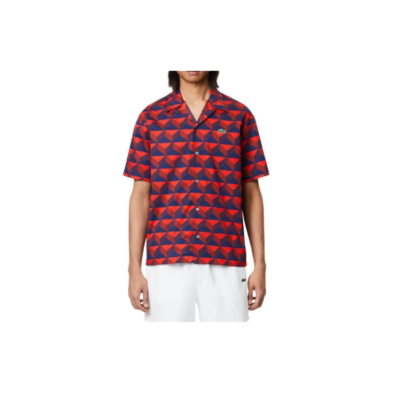 LACOSTE Shirts Men Red-2