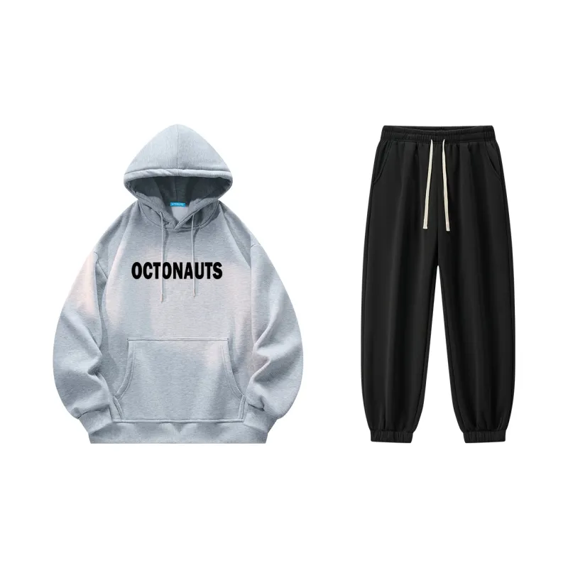 Small Columns Under The Sea Sweatshirt Set Unisex-15