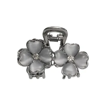 Yiru Alloy Floral Hair Clip Claw Clip Bangs Hair Clip Shawl Hair Claw Clip Hair Accessory Women's