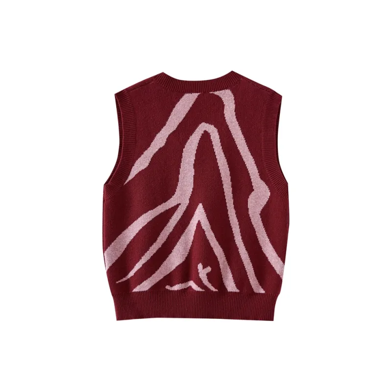 OUNIXUE Tank Tops Women's Burgundy-1
