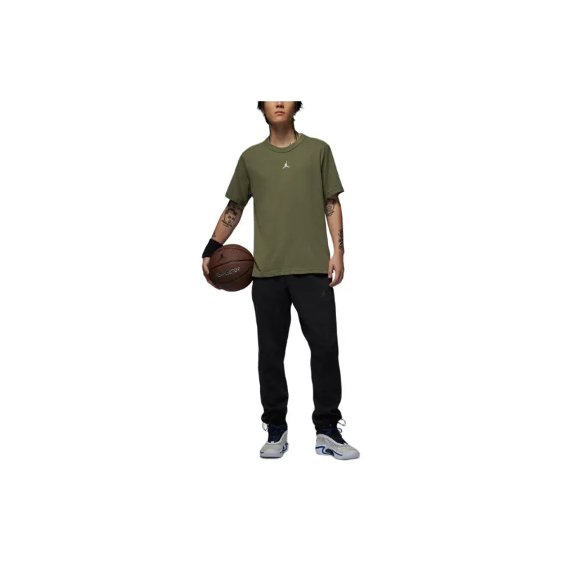 Jordan Sport Dri-FIT T-Shirt Men's Medium Olive/White-2