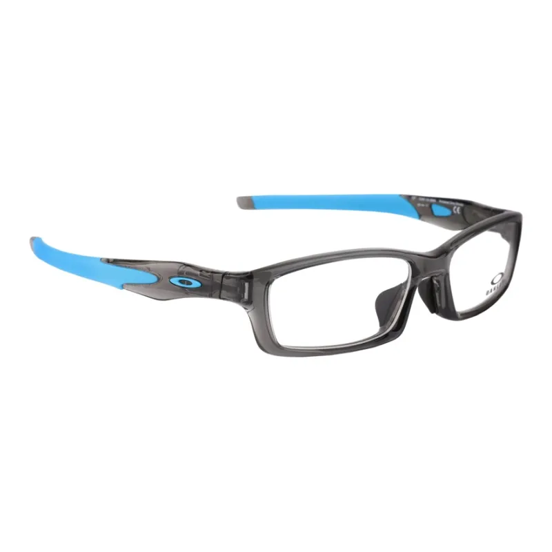 Oakley TR/Memory Plastic Rectangular Eyeglass Frames Unisex Black-1