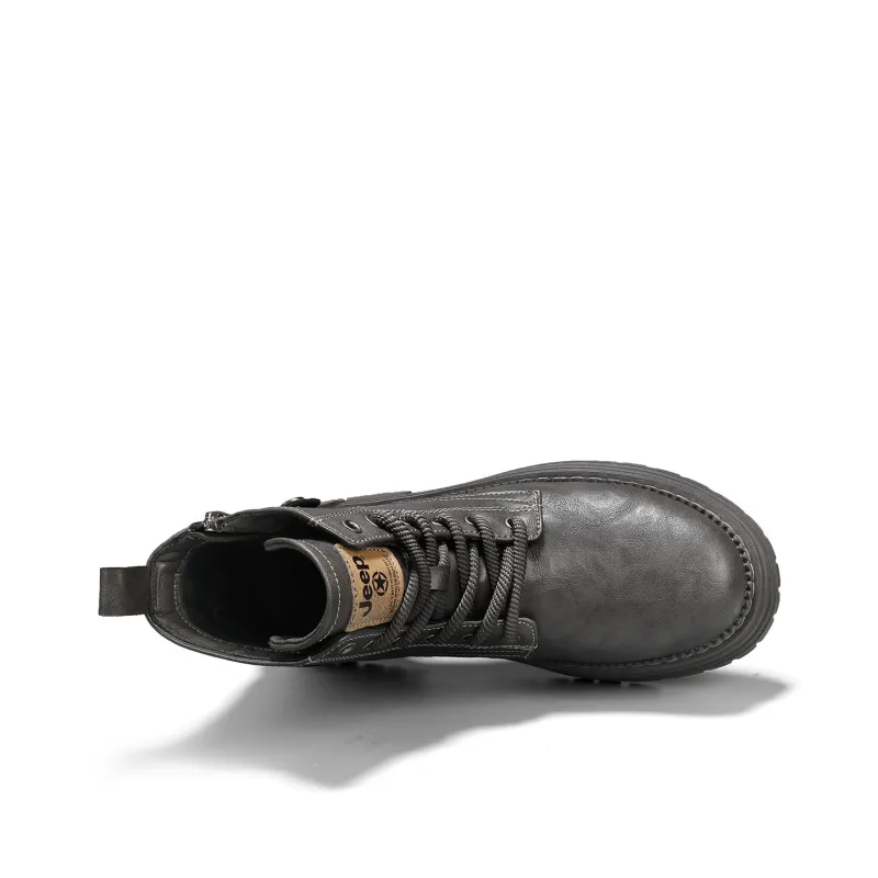 Jeep Short Martin Boot Unisex Gray-2