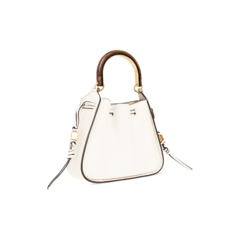 TORY BURCH Miller Leather Shoulder Bag Crossbody Bag Handbags Women's Ivory White-1