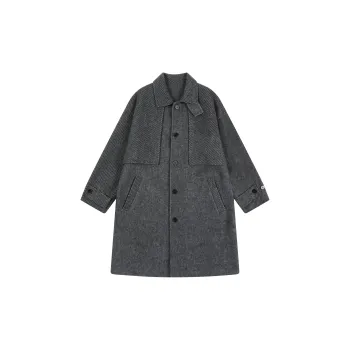 EARL JOEL Coats Men's Premium Gray