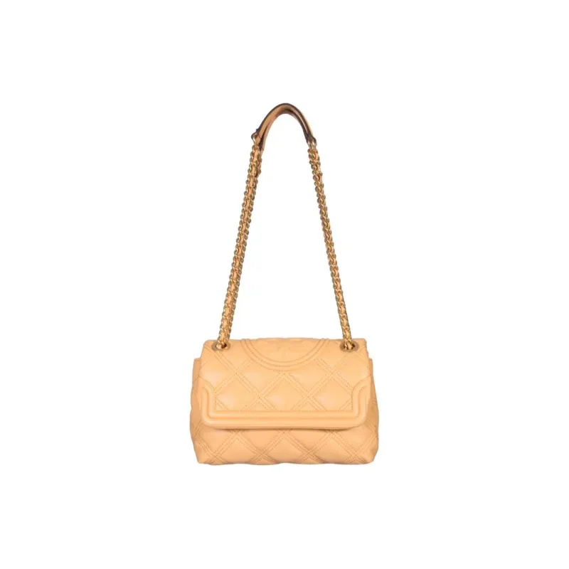 TORY BURCH Fleming Sheepskin Chain Bag Crossbody Bag Shoulder Bag Women's Jackfruit Yellow-0
