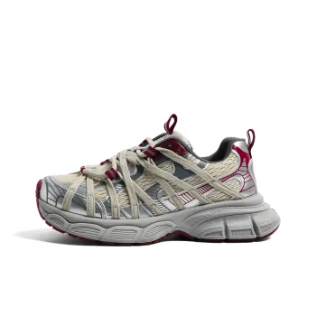 HUANQIU Cushioning Abrasion Resistant Breathable Low Top Chunky Sneakers Women's