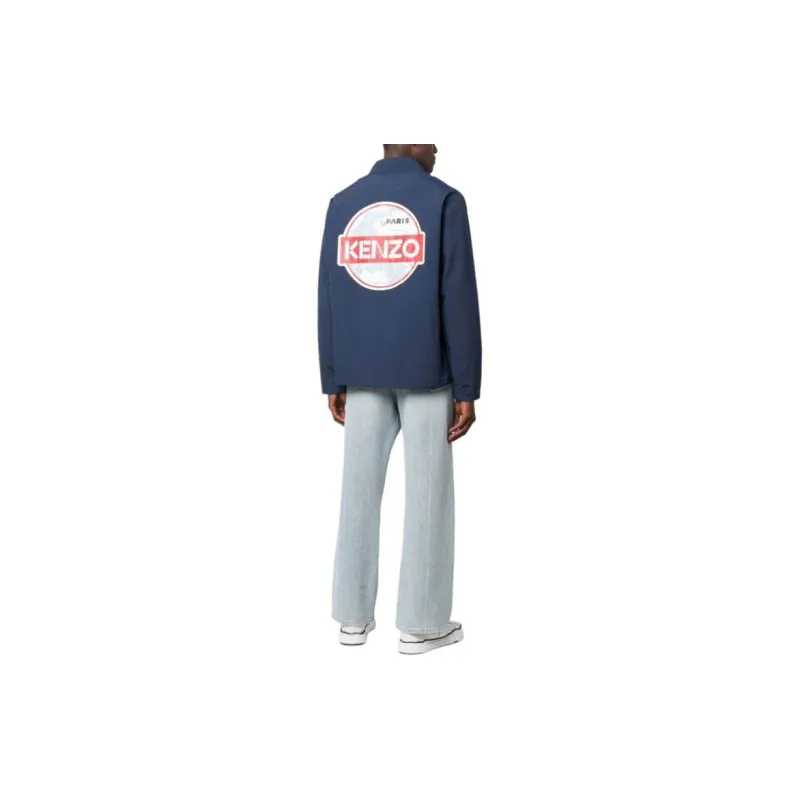 KENZO Long Sleeved Logo Printed Jacket-3