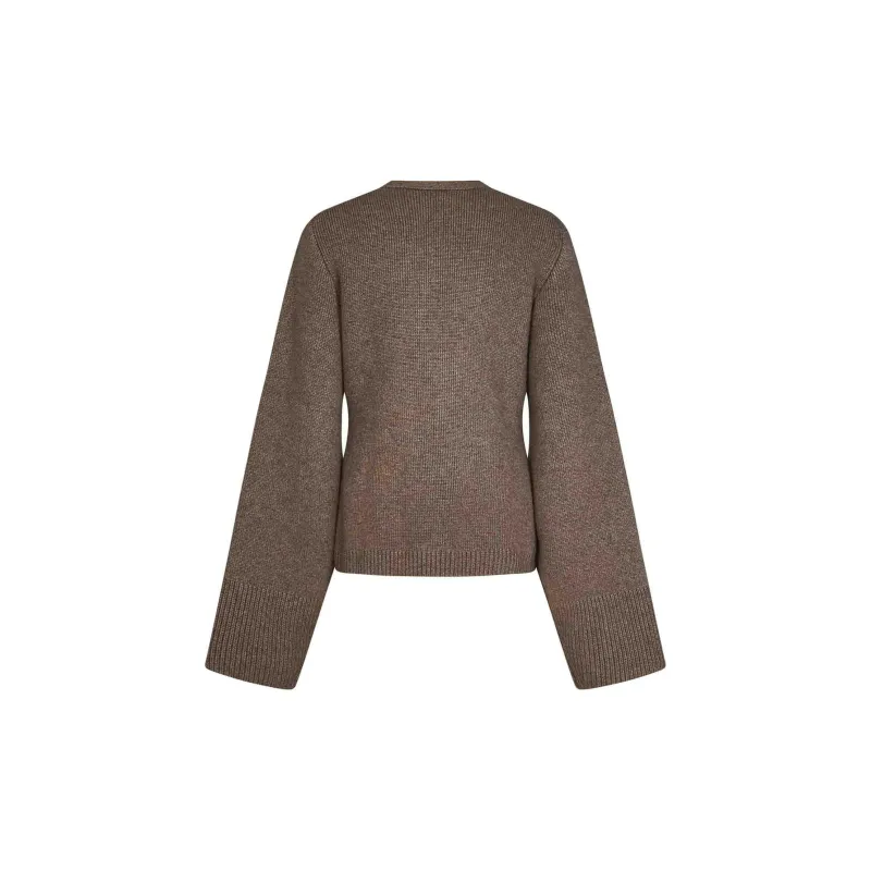 KHAITE Scarlett Cardigan 'Camel'-1