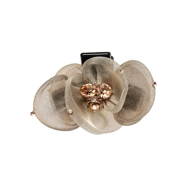 Yiru Floral Fabric Hair Claw Clip Elegance Shawl Hair Claw Clip Headband Hair Clip Hair Accessory Women's-0