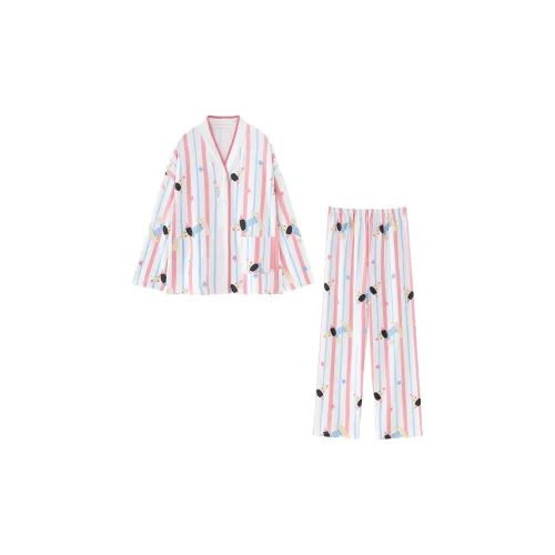 OUSHIBO Pajama Set Women's Pink