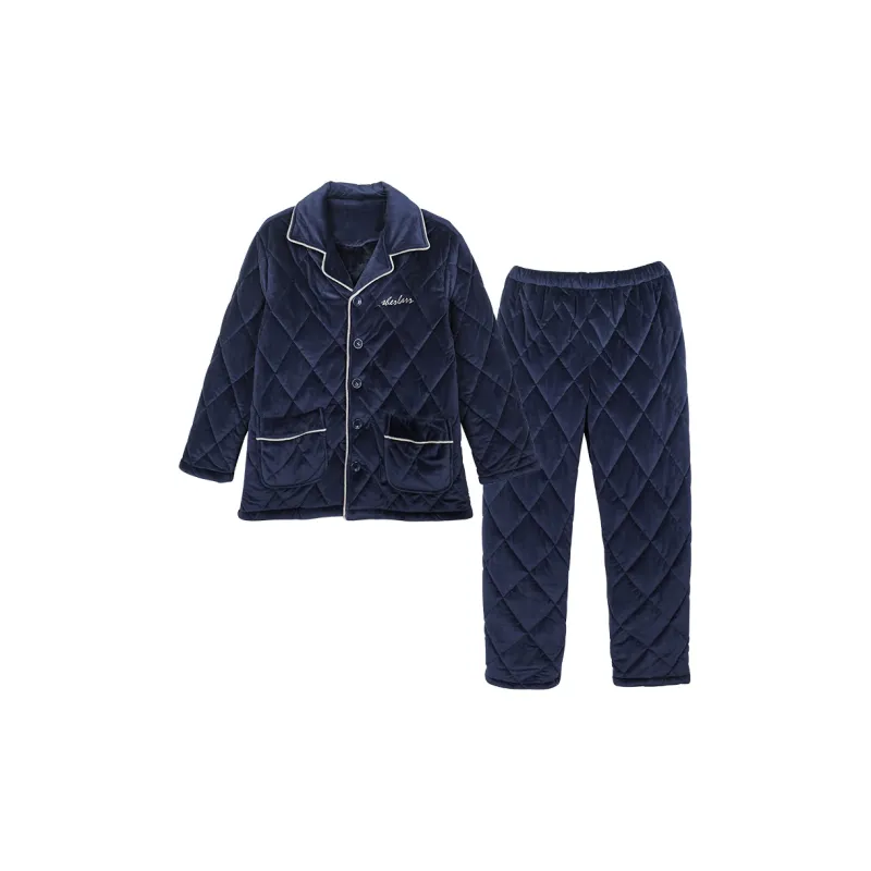 IIZZINI Pajama Set Men's Dark Blue-0