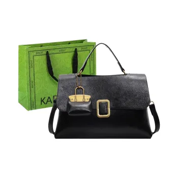 KARUISHA PU Handbag Shoulder Bag Crossbody Bag Women's Black Brown Coffee Burgundy Green
