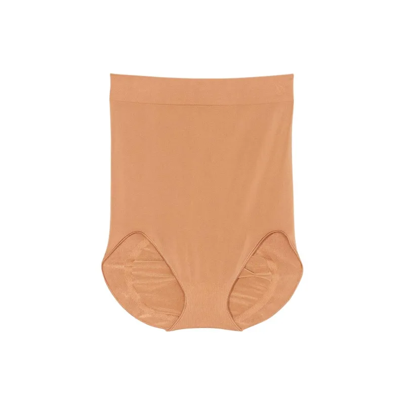 Victoria's Secret SeamlessShaping High-Waist Brief Panty / Toffee Shapewear Bottom Women's Milk Candy-0