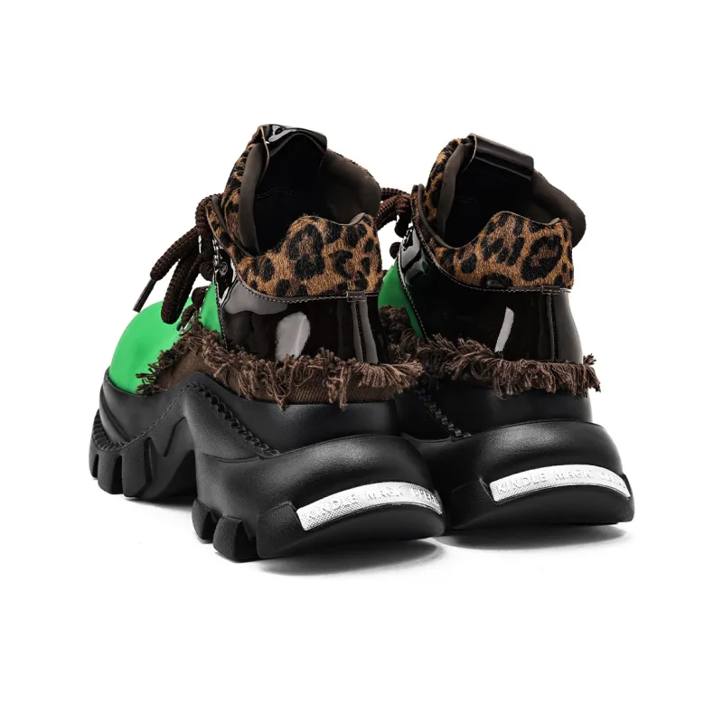 KMD Slip-Resistant Cushioning Low-Top Chunky Sneakers Women's-8