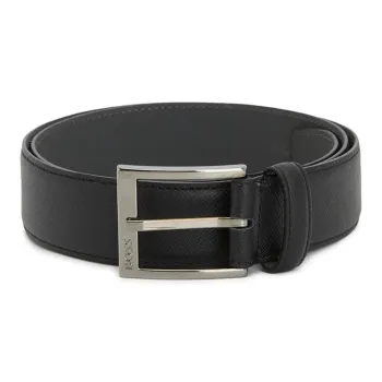 HUGO BOSS HUGO BOSS Logo Engraved Buckle Fastened Belt
