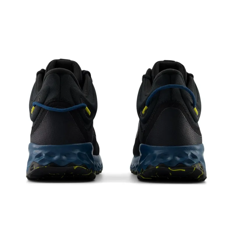New Balance NB Fresh Foam Garoe V1 Slip Resistant Water Resistant Low Top Running Shoes Men's Black Blue-5