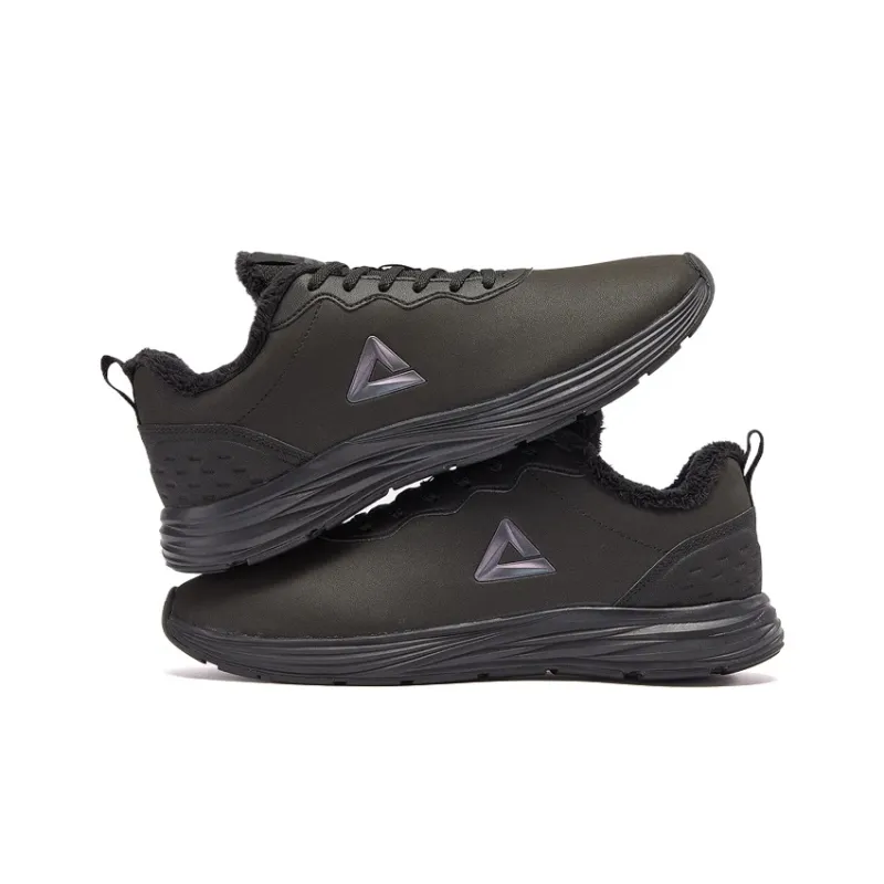 PEAK Durable Cushioning Low Top Running Shoes Men's Gray-2