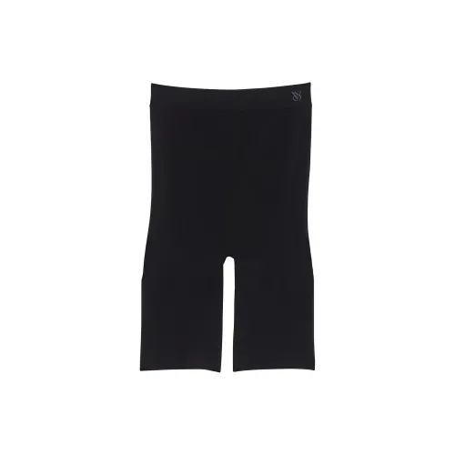 Victoria's Secret SeamlessShaping Mid-Thigh Shorts / Black Shapewear Bottom Women's Black