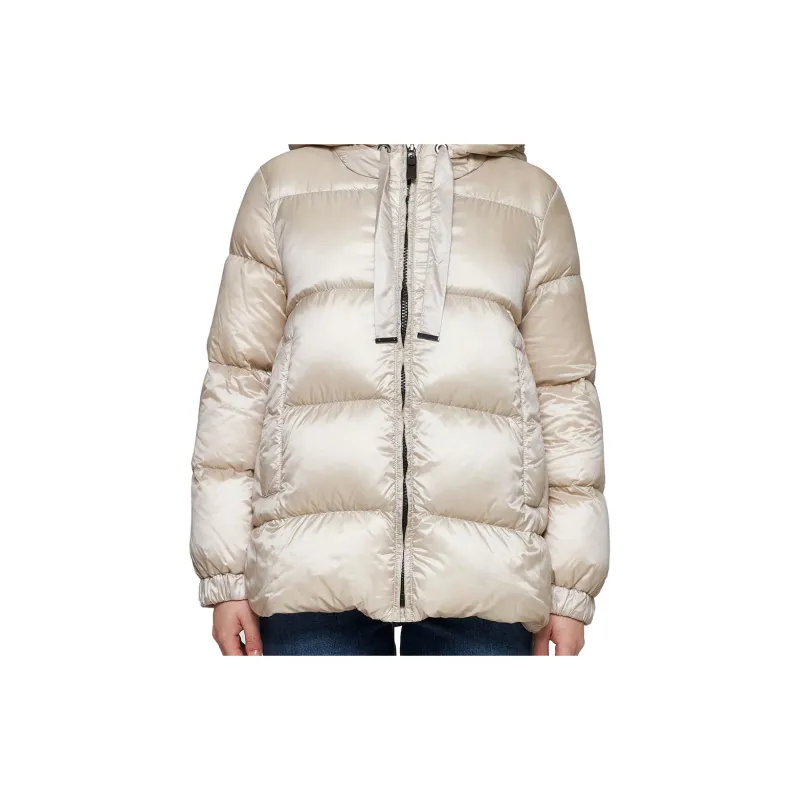 MaxMara Zip Up Drawstring Coat-3