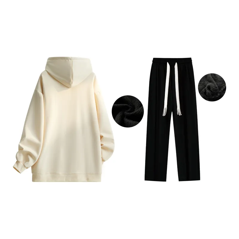 LA'T.WEEKEND Sweatshirt Sets For Fall And Winter Unisex-5