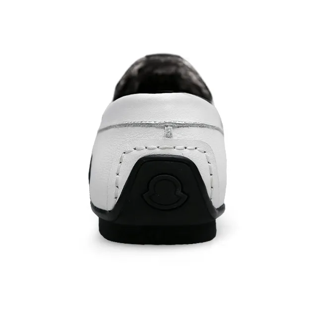 CKVUSAMG Beanie Shoes Men's White-4