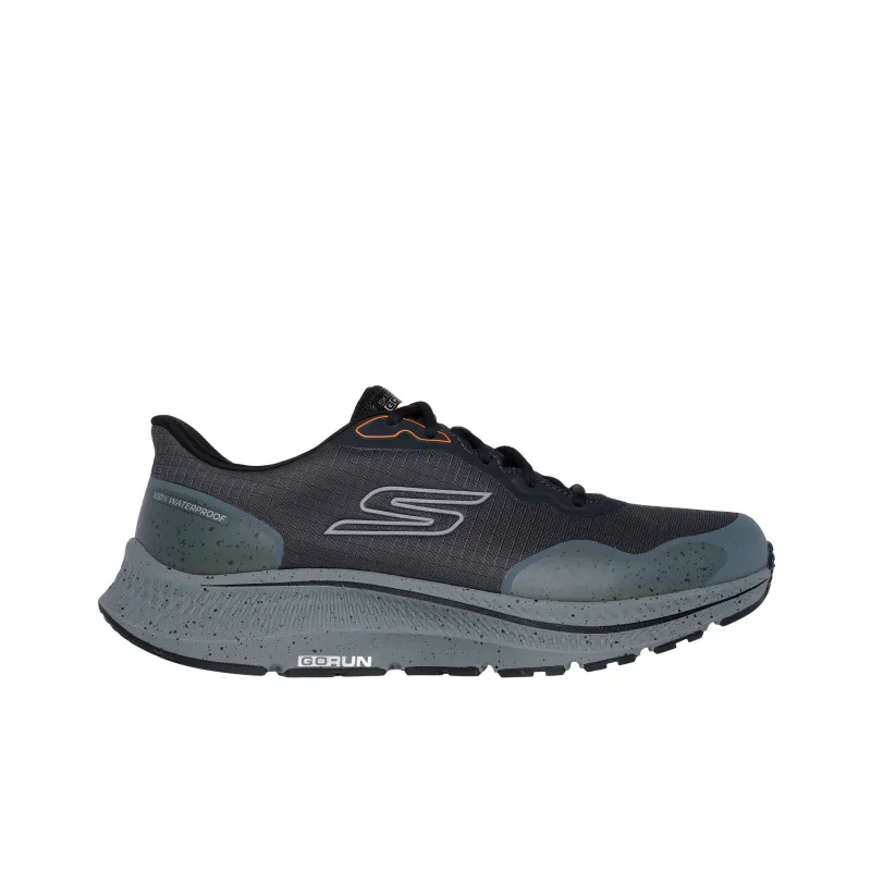 Skechers Go Run Consistent 2.0 Waterproof And Breathable Low Top Running Shoes Men's Gray-1