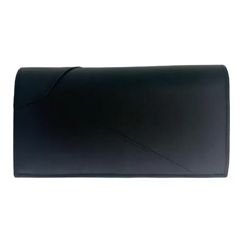 LOEWE Puzzle Leather Wallet Men's Black-2